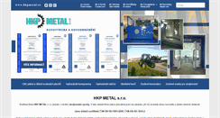 Desktop Screenshot of hkpmetal.cz
